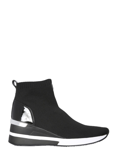 Shop Michael Michael Kors "skyler" Sneakers In Black