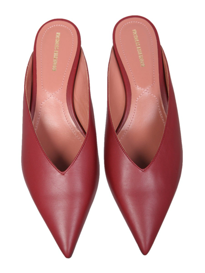 Shop Nicholas Kirkwood Casati Mules In Bordeaux