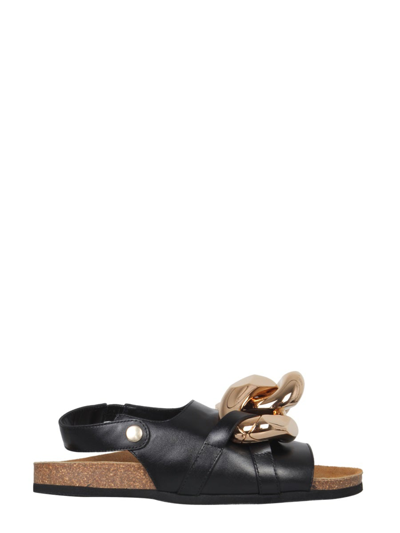 Shop Jw Anderson Chain Mules In Black