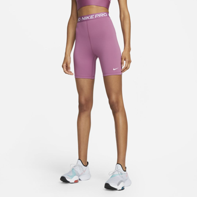 Shop Nike Women's  Pro 365 High-waisted 7" Shorts In Purple