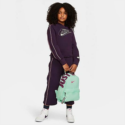Shop Nike Kids' Brasilia Jdi Mini Backpack In Mint Foam/mint Foam/pink Prime