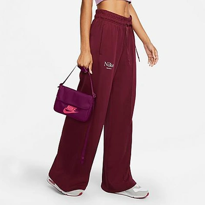 Shop Nike Sportswear Revel Crossbody Bag In Sangria/sangria/pink Prime