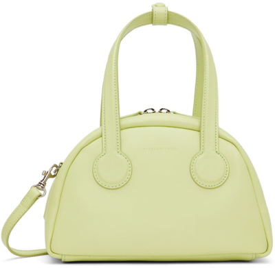 Shop Marge Sherwood Green Bami Top Handle Bag In Apple Mint