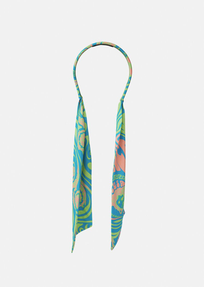 Shop Versace Medusa Music Ribbon Hairband, Female, Multicolor, One Size