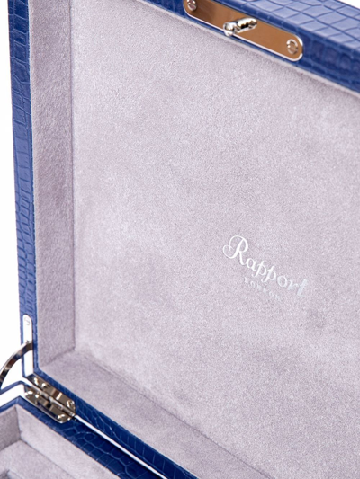 Rapport Brompton Eight Watch Box In Blue