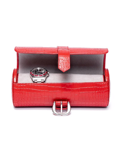 Shop Rapport Brompton 3-watch Roll In Red
