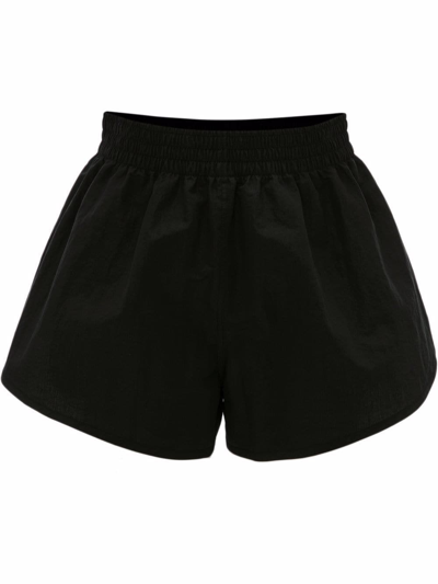 Shop Jw Anderson Oversized Running Shorts In Black