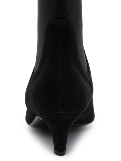 Shop Totême The Mid Heel 65mm Boots In Black