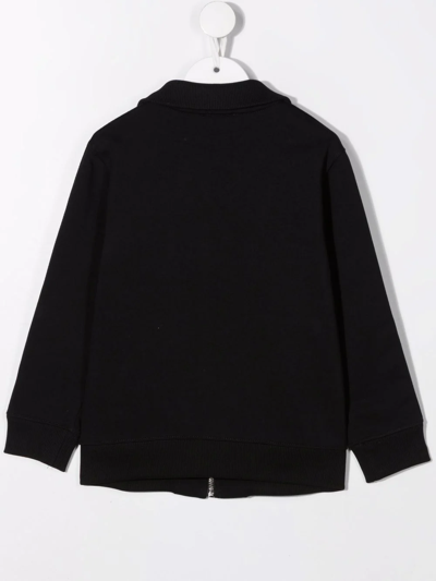 Givenchy Embroidered Logo Track Jacket In Black