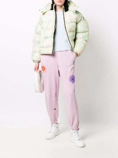 Shop Mcq By Alexander Mcqueen Patchwork Tracksuit Bottoms In Pink
