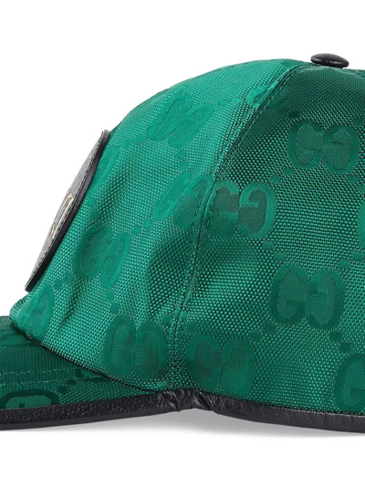 Shop Gucci Off The Grid Baseball Hat In Green