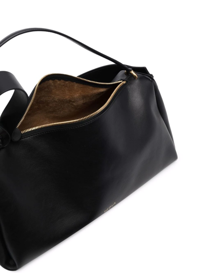 Neous Scorpius Leather Tote Bag In Schwarz