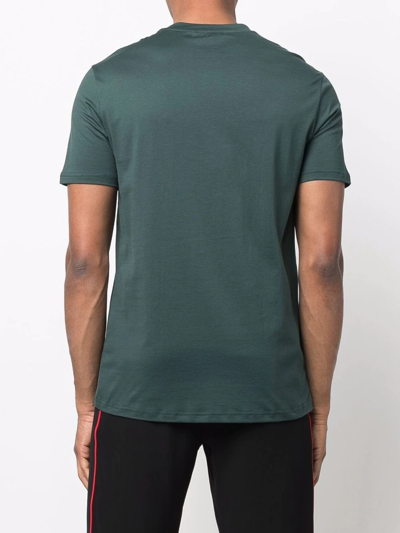 Balmain Logo-print Regular-fit Cotton-jersey T-shirt In Green
