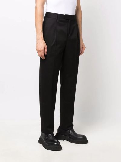 Shop Neil Barrett Straight-leg Trousers In Schwarz