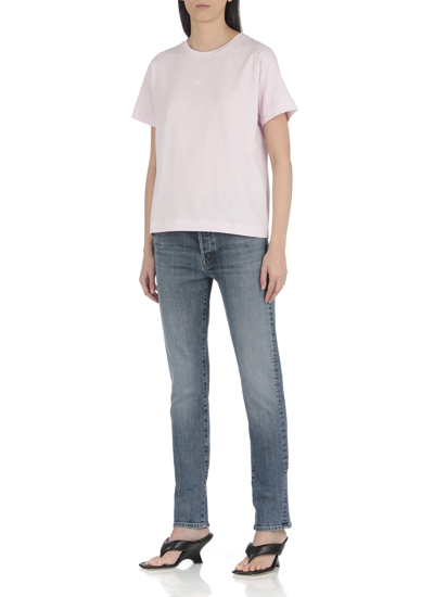 Shop Apc A.p.c. T-shirts And Polos Pink In Rose Pale