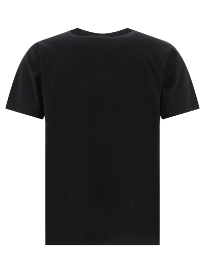 Shop Maison Kitsuné "chillax Fox" T-shirt In Black  