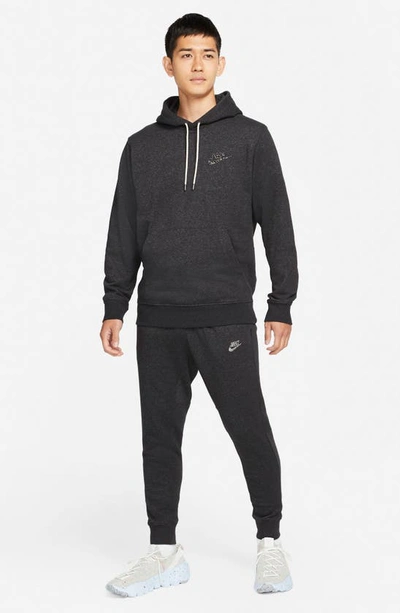 Shop Nike Sportswear Essential Fleece Joggers In Black/ Multi-color