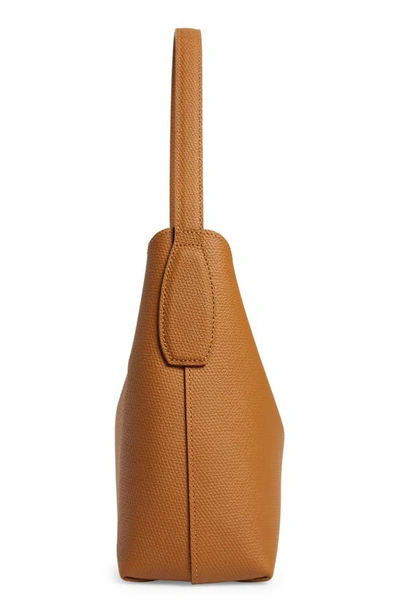 Shop Longchamp Roseau Essential Leather Hobo In Natural