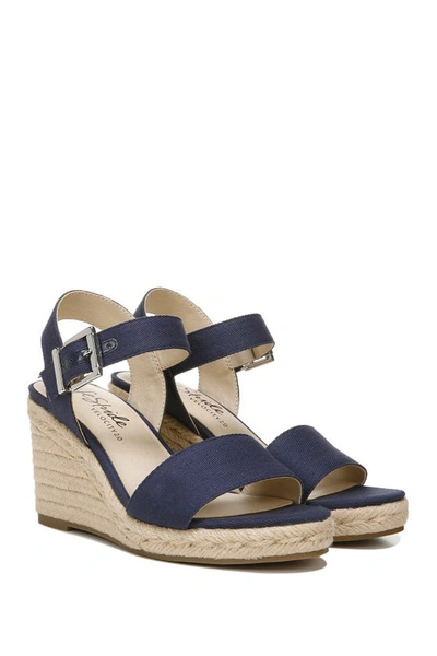 Shop Lifestride Shoes Shoes Tango Wedge Sandal In Lux Navy