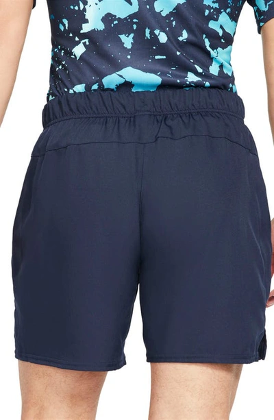 Nike Men's Court Dri-fit Victory 9" Tennis Shorts In Obsidian/ White