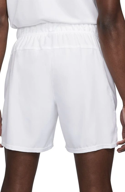 Shop Nike Court Victory Athletic Shorts In White/ Black