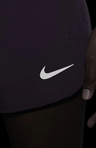 Shop Nike Eclipse Running Shorts In Amethyst Smoke