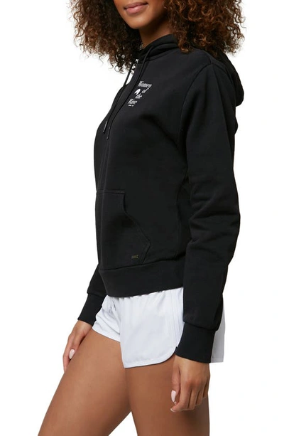 Shop O'neill Offshore Tides Graphic Hoodie In Black