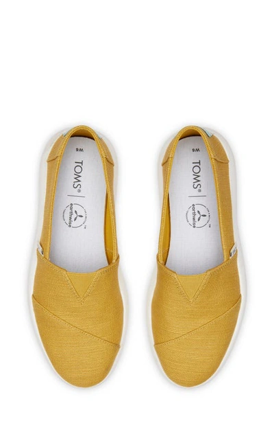 Shop Toms Alpargata Mallow Slip-on Sneaker In Yellow