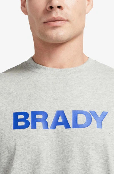 Shop Brady Short Sleeve Jersey Graphic Tee In Graphite