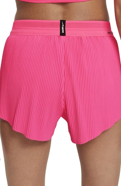 Nike Aeroswift Women's Running Shorts In Hyper Pink,black | ModeSens