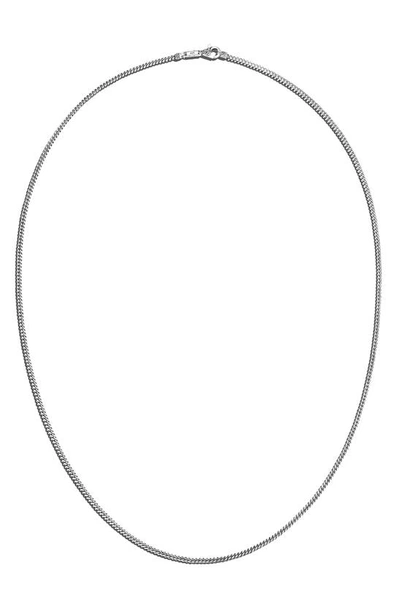 John Hardy Sterling Silver Classic Curb Thin Chain Necklace, 24 In Silver