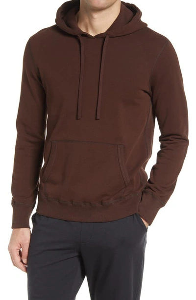 Shop Reigning Champ Trim Fit Hoodie In Earth