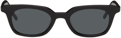 Shop Akila Black Lo-fi Sunglasses In Black Frame / Black