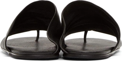 Shop Marsèll Black Leather Sheath Sandals