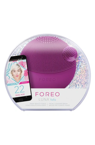 Shop Foreo Luna™ Fofo Skin Analysis Facial Cleansing Brush In Purple