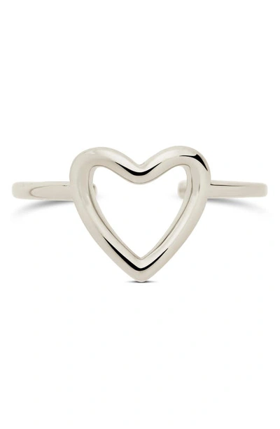 Shop Sterling Forever Sterling Silver Open Heart Ring
