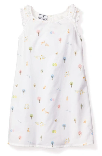 Shop Petite Plume Kids' Easter Gardens Nightgown In White