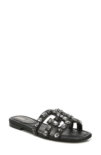 Shop Sam Edelman Bay Cutout Slide Sandal In Black1