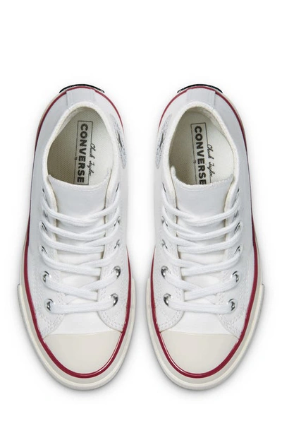 Shop Converse Chuck Taylor® All Star® 70 High Top Sneaker In White/ Garnet/ Eg
