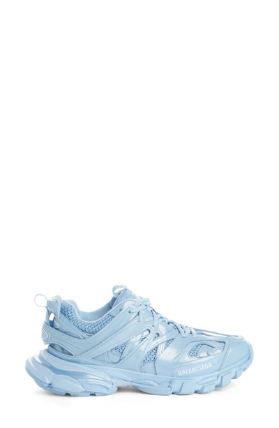 Shop Balenciaga Track Monocolor Sneaker In Light Blue Metallic