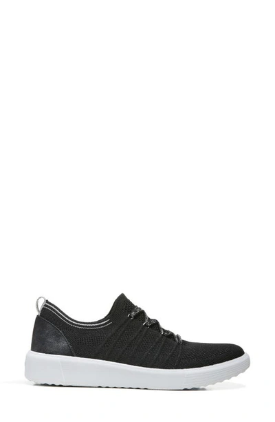 Shop Bzees March On Sneakers In Black Metallic Engineered Knit
