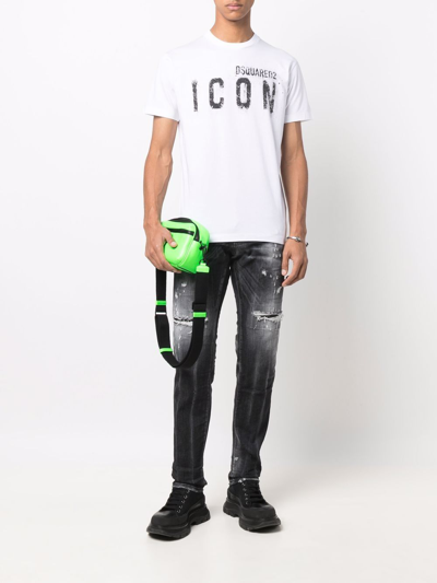 Shop Dsquared2 Cotton Icon T-shirt In White