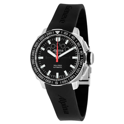 Shop Alpina Etreme Sailing Black Dial Mens Watch 880lb4v6