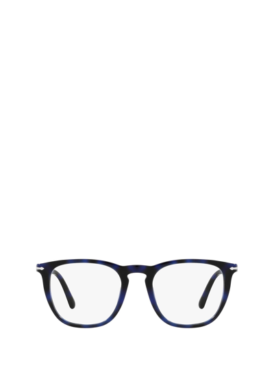Persol Po3266v Blue Unisex Eyeglasses In Blue