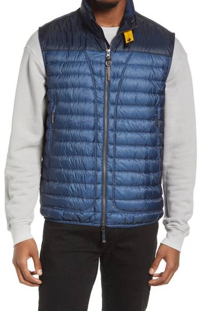 Shop Parajumpers Sully Water Repellent Puffer Down Vest In Estate Blue