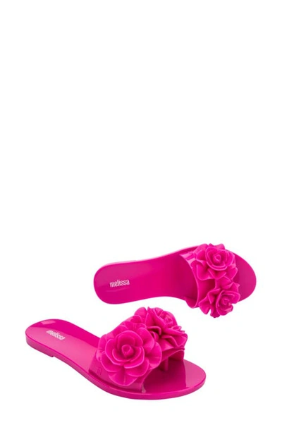 Shop Melissa Babe Garden Slide Sandal In Pink