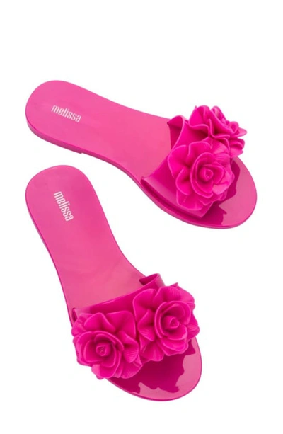Shop Melissa Babe Garden Slide Sandal In Pink