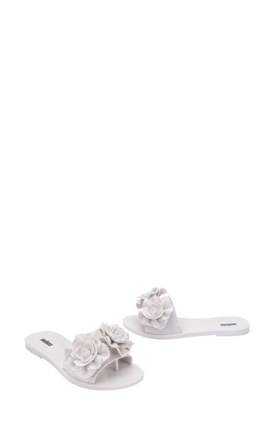 Shop Melissa Babe Garden Slide Sandal In White