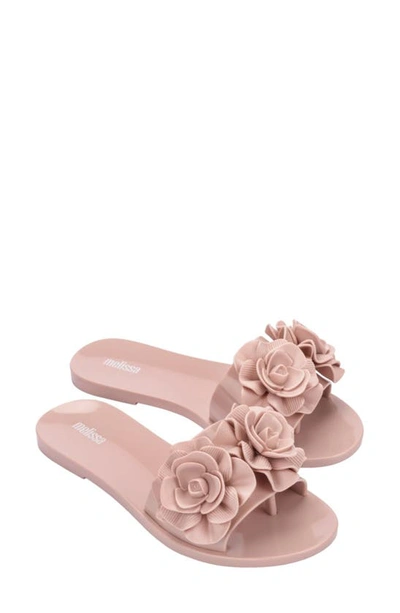 Shop Melissa Babe Garden Slide Sandal In Light Pink