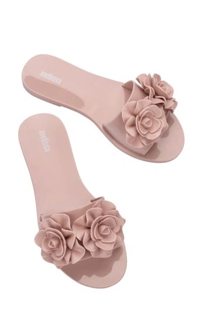 Shop Melissa Babe Garden Slide Sandal In Light Pink
